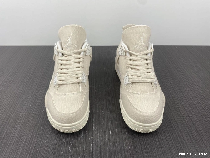 Cheap LUCY Retro DQ4909-100 Canvas Jordan Blank 4 (W) 0724